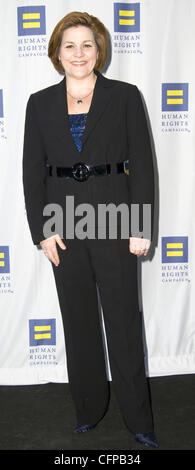 New York City Council Lautsprecher Christine C. Quinn 2011 mehr New York Menschenrechte Kampagne Gala - Ankunft New York City, USA - 05.02.11 Stockfoto