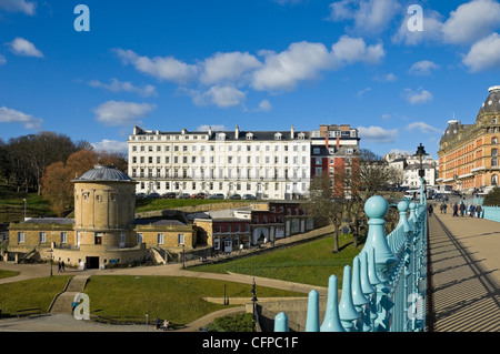 Rotunda Museum von der Spa Bridge im Winter Scarborough Town Seebad North Yorkshire England Großbritannien Großbritannien Großbritannien Großbritannien Großbritannien Großbritannien Großbritannien Großbritannien Großbritannien Großbritannien Großbritannien Großbritannien Stockfoto