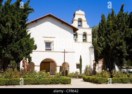 Mission San Juan Bautista, California, Vereinigte Staaten von Amerika, Nordamerika Stockfoto