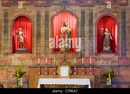 Mission San Juan Bautista, California, Vereinigte Staaten von Amerika, Nordamerika Stockfoto