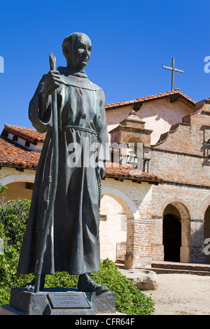 Statue von Vater Junipero Serra, California, Vereinigte Staaten von Amerika, Nordamerika Stockfoto