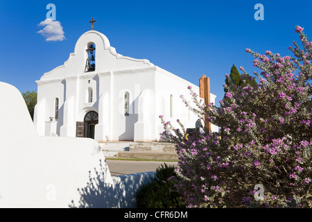 San Elizario Mission, El Paso, Texas, Vereinigte Staaten von Amerika, Nordamerika Stockfoto