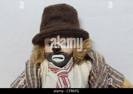 Traurige kleine clown Stockfoto