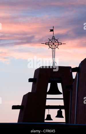 Unsere Liebe Frau von Guadalupe Catholic Church, Taos, New Mexico, Vereinigte Staaten von Amerika, Nord Amerika Stockfoto