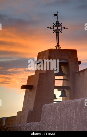 Unsere Liebe Frau von Guadalupe Catholic Church, Taos, New Mexico, Vereinigte Staaten von Amerika, Nord Amerika Stockfoto