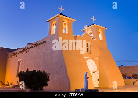 St. Franziskus von Asis Kirche in Ranchos de Taos, Taos, New Mexico, Vereinigte Staaten von Amerika, Nordamerika Stockfoto