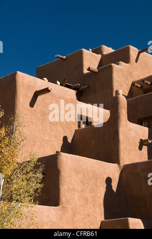 Außenseite des Inn und Spa in Loretto, Santa Fe, New Mexico, Vereinigte Staaten von Amerika, Nordamerika Stockfoto