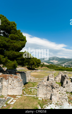 Die römischen Ruinen von Solin (Salona), Region von Dalmatien, Kroatien, Europa Stockfoto