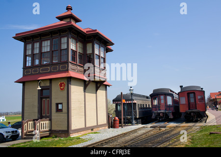 Eisenbahn Museum of Pennsylvania, Strasburg, Lancaster County Stockfoto