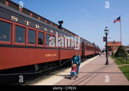 Eisenbahn Museum of Pennsylvania, Strasburg, Lancaster County Stockfoto