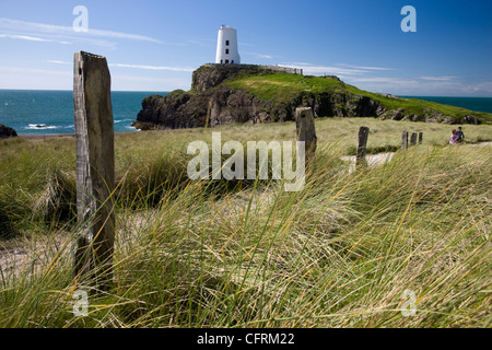 Ynys Llanddwyn Island in Anglesey, Nordwales Stockfoto