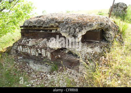 Fort de Vaux in Verdun Schauplatz erbitterter Kämpfe im ersten Weltkrieg in Frankreich Stockfoto