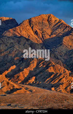 Die Berge von Moab im Araba-Tal. Stockfoto