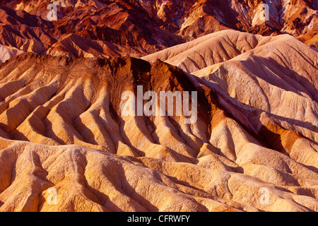 Das Verteilergehäuse in der Nähe Zabriski Point, Death Valley, Kalifornien, USA Stockfoto