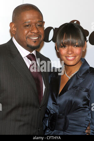 14. Januar 2007; Los Angeles, Kalifornien, USA; Schauspieler FOREST WHITAKER und Frau KEISHA WHITAKER kommen bei der 32. jährlichen Los Angeles Film Critics Association Awards. Obligatorische Credit: Foto von Marianna Day Massey/ZUMA Press. (©) Copyright 2007 von Marianna Tag Massey Stockfoto