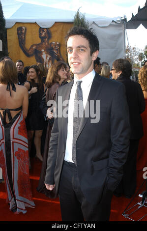 28. Januar 2007 kommt die 13. Screen Actors Guild Awards statt im Shrine Auditorium in Los Angeles, Kalifornien - Los Angeles, CA, USA - BJ NOVAK. Stockfoto