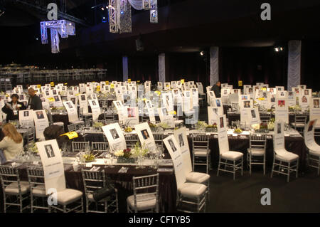 28. Januar 2007 - Los Angeles, CA, USA - Vorbereitungen für die 13. Annual Screen Actors Guild Awards im Shrine Auditorium in Los Angeles statt. Stockfoto