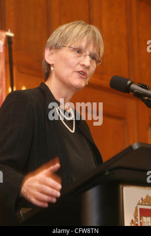 11.02.07 - ist CAMBRIDGE, MA Drew Gilbin Faust Präsident der Harvard University benannt. Stockfoto