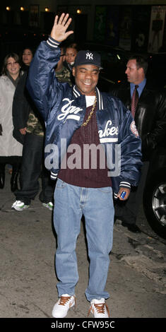 12. Februar 2007; New York, NY, USA; Schauspieler TRACY MORGAN posiert für Fotos bei seinem erscheinen am "The Late Show With David Letterman" in der Ed Sullivan Theater statt. Obligatorische Credit: Foto von Nancy Kaszerman/ZUMA Press. (©) Copyright 2006 von Nancy Kaszerman Stockfoto