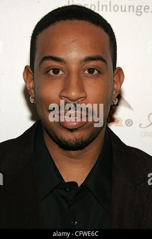 © 2007 Jerome Ware/Zuma Press Acter/Rapper CHRIS "LUDACRIS" BRIDGES während Ankünfte am Ebenholz Pre-Oscar-Feier - nehmen 3 an Jim Henson Studios in Hollywood, Kalifornien statt.  Donnerstag, 22. Februar 2007 Jim Henson Studios in Hollywood, CA Stockfoto