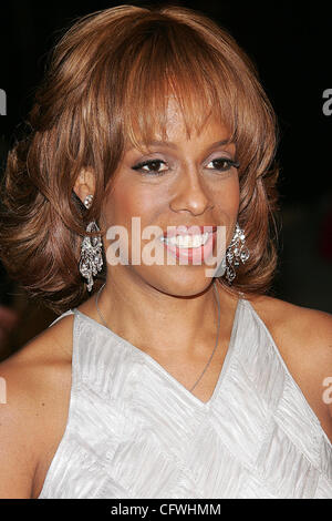 © 2007 Jerome Ware/Zuma Press GAYLE KING bei Ankunft auf der 2007 Vanity Fair Oscar Party statt Mortons in West Hollywood, Kalifornien Sonntag, Februar 25, 2007 Mortons West Hollywood, CA Stockfoto