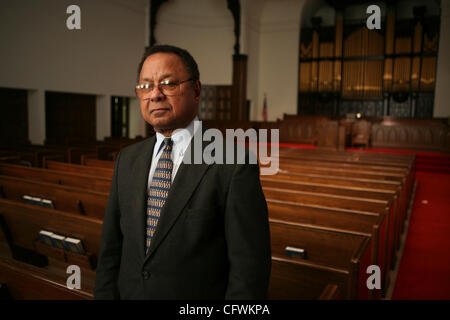 JERRY HOLT ¥ jgholt@startribune.com.2/4/2007---Portrait von Burleigh Holder, der als Minister der nationalen Securityminister der nationalen Sicherheit auf ehemalige liberianische Präsident William Tolbert servered. Jr... Allgemeine INFORMATION: Dashward/Halter (Kredit-Bild: Â © Minneapolis Star Tribune/ZUMA Press) Stockfoto