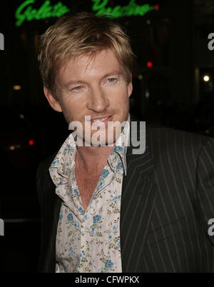 5. März 2007; Hollywood, Kalifornien, USA;  Schauspieler DAVID WENHAM "300" in Grauman Chinese Theatre in Hollywood statt Los Angeles Premiere. Obligatorische Credit: Foto von Paul Fenton/ZUMA Press. (©) Copyright 2007 von Paul Fenton Stockfoto