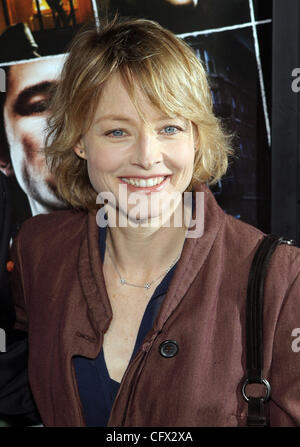 20. März 2007 kommt - Hollywood, CA, USA - Schauspielerin JODIE FOSTER bei der Los Angeles Premiere des Films "The Lookout" in Hollywood. (Kredit-Bild: © Marianna Tag Massey/ZUMA Press) Stockfoto