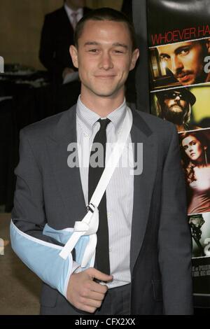 20. März 2007 - Hollywood, CA, USA-Schauspieler JOSEPH GORDON-LEVITT kommt bei der Los Angeles Premiere des Films "The Lookout" in Hollywood. (Bild Kredit: Stockfoto