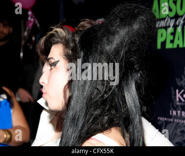 23. März 2007 - Hollywood, CA, USA - AMY WINEHOUSE, Sänger bei Promi Blogger Perez Hilton 29. Geburtstag Ball im Theater Roxy am Sonnenuntergang statt. Amy Jade Winehouse (geb. 14. September 1983) ist eine englische Jazz und Soul-Sänger und Songwriter aus Enfield, Nordlondon. Ihr Debüt-Album, Frank (rele Stockfoto