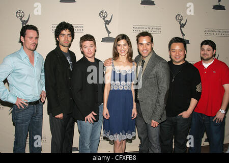 © 2007 Jerome Ware/Zuma Press Entourage werfen "KEVIN DILLON, ADRIAN GRENIER, KEVIN CONOLY, PERREY REEVES, JEREMY PIVEN, REX-LEE, JERRY FERRARA" während Ankünfte am "An Evening with Entourage" präsentiert von der Television Arts & Akademie statt am Leonard Goldenson Theater in North Hollywo Stockfoto