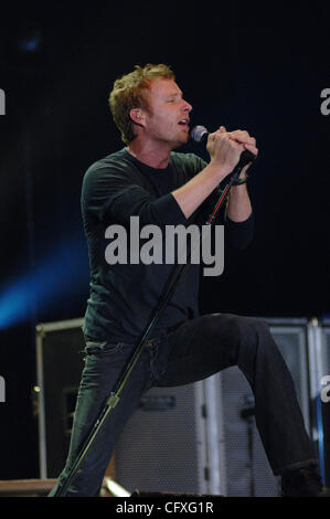 13. April 2007 kommt - Norfolk, VA, USA - DIERKS BENTLEY bis seine gesperrt und geladen-Tour am Ted konstante Center der Old Dominion University gefeiert. (Kredit-Bild: © Jeff Moore/ZUMA Press) Stockfoto