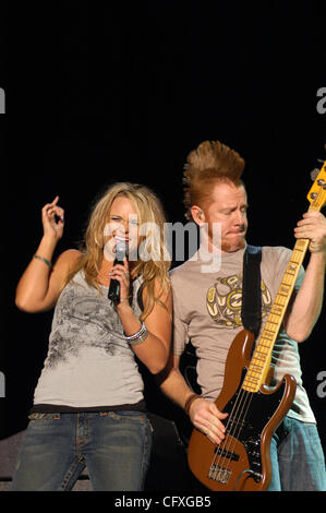 "Verrückte Ex-Freundin" Miranda Lambert die live in Norfolk, Virginia in Old Dominion University Ted konstante Mitte 13. April 2007 Stockfoto