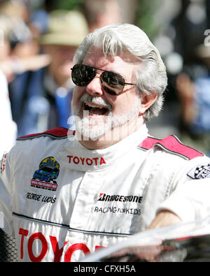 George Lucas'Star Kriege Schöpfer am 31. jährliche Toyota Pro/Celebrity Race.Held in Long Beach Ca., 13.-15. April 2007.The Pro/Promi-Rennen ist nur ein Teil der 33. jährlichen Toyota Grand Prix von Long Beach. Stockfoto