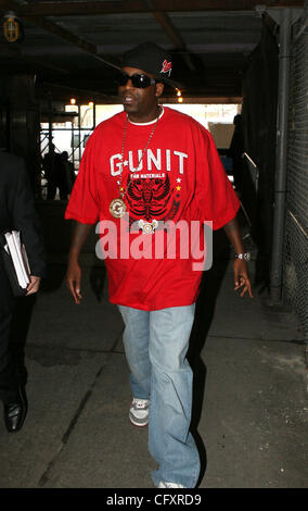 Rapper Tony Yayo mit bürgerlichem Namen Marvin Bernard, Ankunft in Manhattan Criminal Court heute 25. April 2007 ist. Bildnachweis: Mariela Lombard/ZUMA Press. Stockfoto