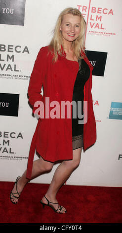 1. Mai 2007 statt - New York, NY, USA - ANNA WILDING bei der New York-Premiere von "Lucky You" während des Tribeca Film Festivals im Tribeca Performing Arts Center. (Kredit-Bild: © Nancy Kaszerman/ZUMA Press) Stockfoto