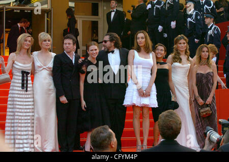 Emmanuelle Seigner, Mathieu Amalric, Marie-Josee Croze, Julian Schnabel, Olatz Lopez... Stockfoto