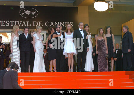 Emmanuelle Seigner, Mathieu Amalric, Marie-Josee Croze, Julian Schnabel, Olatz Lopez... Stockfoto