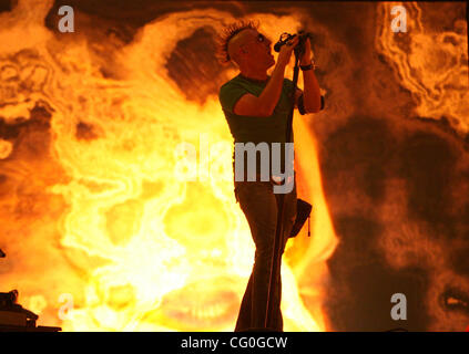 26. Juni 2007 - St. Paul, MN, USA - die Band Tool für eine ausverkaufte Vorstellung Dienstagabend im St. Paul übernahm Xcel Energy Center in St. Paul. (Kredit-Bild: © Jeff Wheeler/Minneapolis Star Tribune/ZUMA Press) Stockfoto