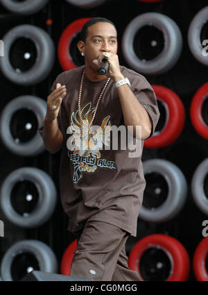 7. Juli 2007 East Rutherford, NJ; USA, führt Sänger LUDACRIS live im Giants Stadium als Bestandteil der 2007 Live Earth-Konzert, das im East Rutherford stattfand. Copyright 2007 Jason Moore. Obligatorische Credit: Jason Moore Stockfoto