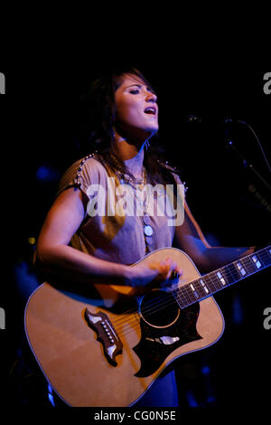 KT Tunstall bei Highline Ballroom am 09.07.2007 durchführen. Stockfoto