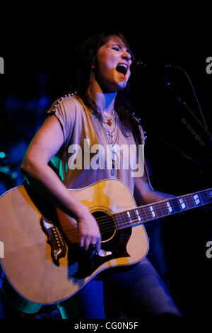 KT Tunstall bei Highline Ballroom am 09.07.2007 durchführen. Stockfoto