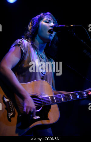 KT Tunstall bei Highline Ballroom am 09.07.2007 durchführen. Stockfoto