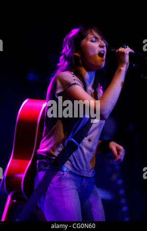 KT Tunstall bei Highline Ballroom am 09.07.2007 durchführen. Stockfoto