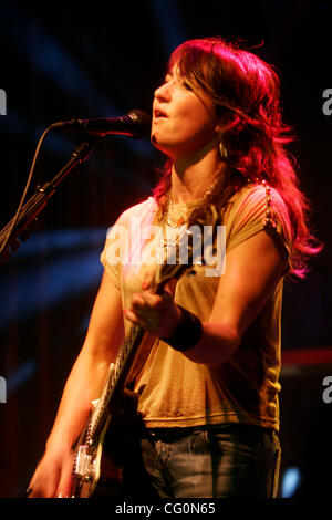 KT Tunstall bei Highline Ballroom am 09.07.2007 durchführen. Stockfoto