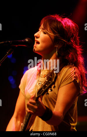 KT Tunstall bei Highline Ballroom am 09.07.2007 durchführen. Stockfoto