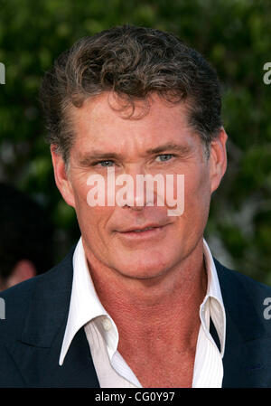 17. Juli 2007 - Beverly Hills, CA, USA - DAVID HASSELHOFF bei der NBC All-Star Party 2007 im Beverly Hilton Hotel statt. (Kredit-Bild: © Lisa O'Connor/ZUMA Press) Stockfoto