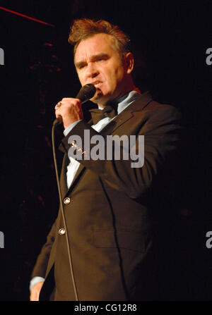 21. Juli 2007; Myrtle Beach, SC, USA;   Sänger MORRISSEY führt als seine 2007 Tour macht, die Halt in Barefoot Landing in Myrtle Beach befindet sich, Leben. Obligatorische Credit: Foto von Jason Moore (©) Copyright 2007 von Jason Moore Stockfoto