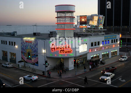 8. August 2007 - Hollywood, CA, USA-The Amoeba Music Plattenladen am Sunset Boulevard in Hollywood Credit Bild: © Jonathan Alcorn/ZUMA drücken. © Copyright 2007 von Jonathan Alcorn Stockfoto