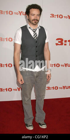 21. August 2007; Los Angeles, Kalifornien, USA; Schauspieler DANNY MASTERSON am "310, Yuma" Los Angeles Premiere statt am Nationaltheater Mann, Westwood.  Obligatorische Credit: Foto von Paul Fenton/ZUMA Press. (©) Copyright 2007 von Paul Fenton Stockfoto